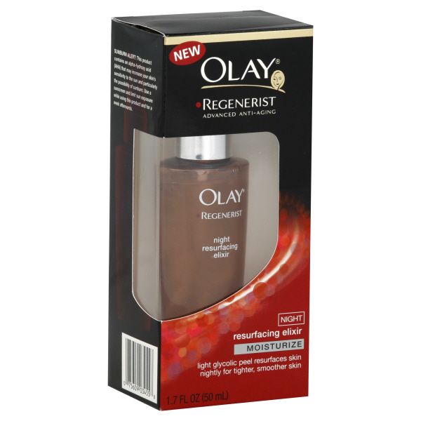 Regenerist Resurfacing Elixir, Night, Moisturize, 1.7 fl oz (50