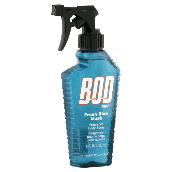 BOD Man Parfums de Coeur Bod Man Fragrance Body Spray, Fresh Blue Musk, 8 fl oz (236 ml) at Sears.com