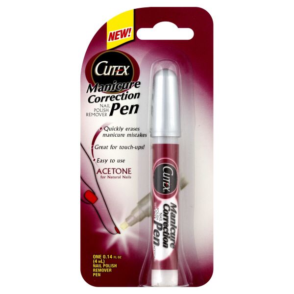 Cutex Manicure Correction Nail Polish Remover Pen, 1 - 0.14 fl oz (4 ml) pen at Kmart.com
