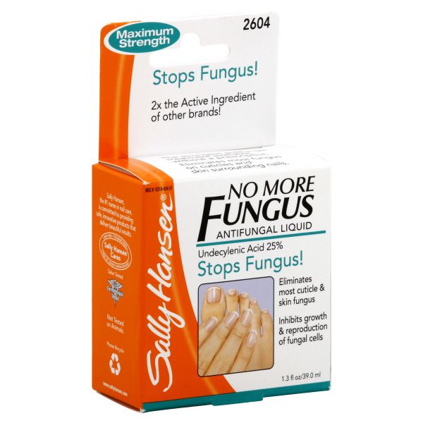Sally Hansen No More Fungus Antifungal Liquid, Undecylenic Acid 25%, 1.3 fl oz (39 ml) at Kmart.com