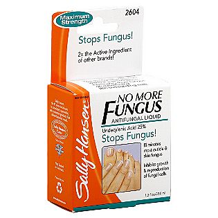 Sally Hansen No More Fungus Antifungal Liquid, Undecylenic Acid 25%, 1 ...