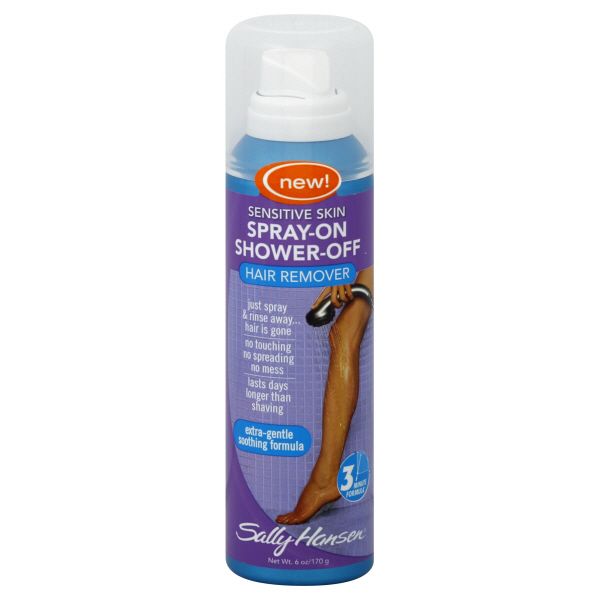 Sally Hansen Sally Hansen  Hair Remover, Spray-On Shower-Off, Sensitive Skin, 6 oz (170 g)