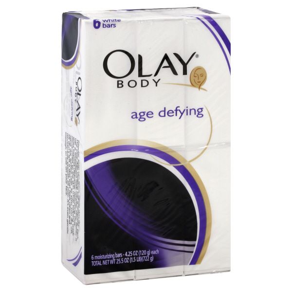Olay Body Moisturizing Bars, Age Defying, 6 - 4.25 oz (120 g) bars [25.5 oz (1.5 lb) 722 g] at Kmart.com