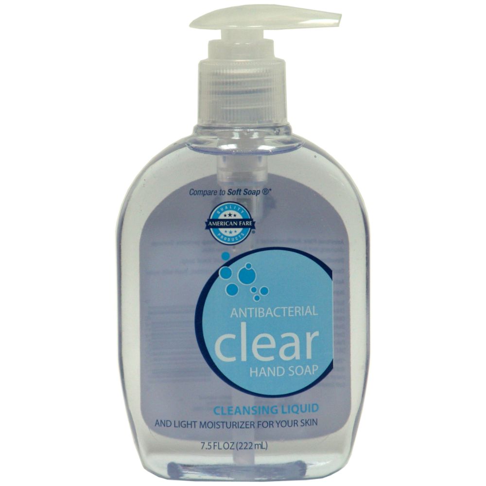 American Fare Antibacterial Clear Hand Soap Fresh Scent 7.5 Fluid Ounce Pump Top at Kmart.com