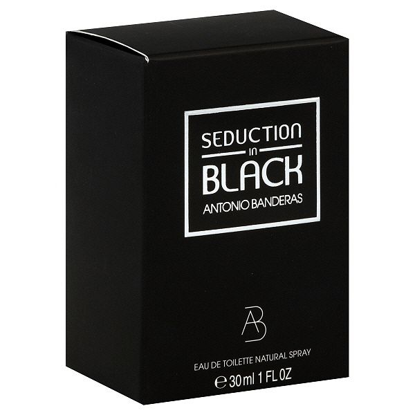 Antonio Banderas Eau De Toilette!comma! Seduction In Black!comma! 1 Fl Oz (30 Ml) G80-5011