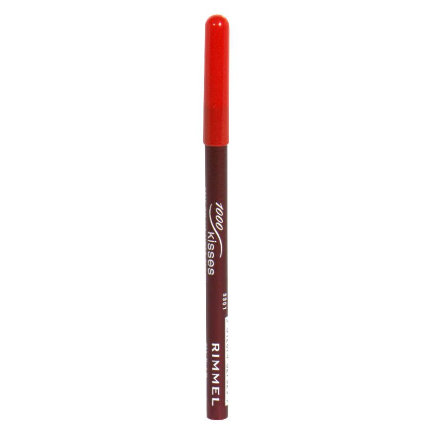 Rimmel London 1000 Kisses Stay On Lip Liner Pencil, Red Dynamite 021, .04 oz (1.2 g) at Kmart.com