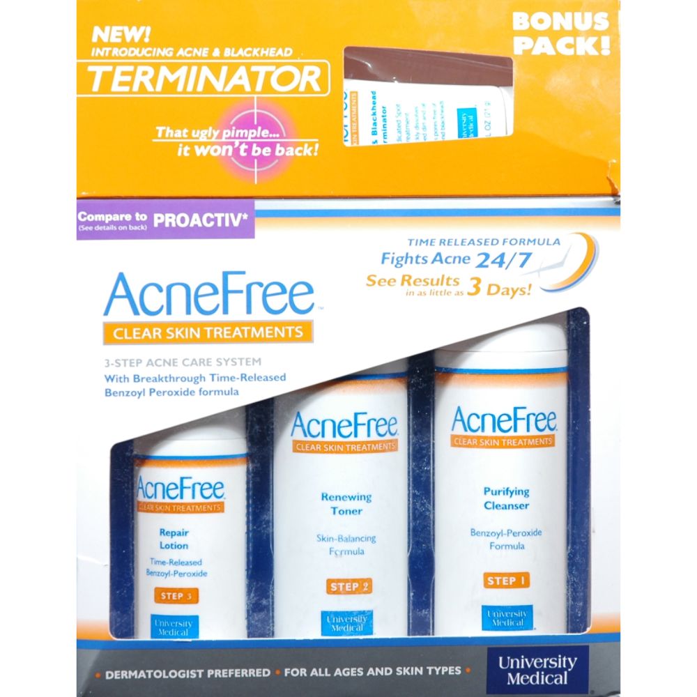 University Medical AcneFree Clear Skin Treatments 3-Step Kit at Kmart.com