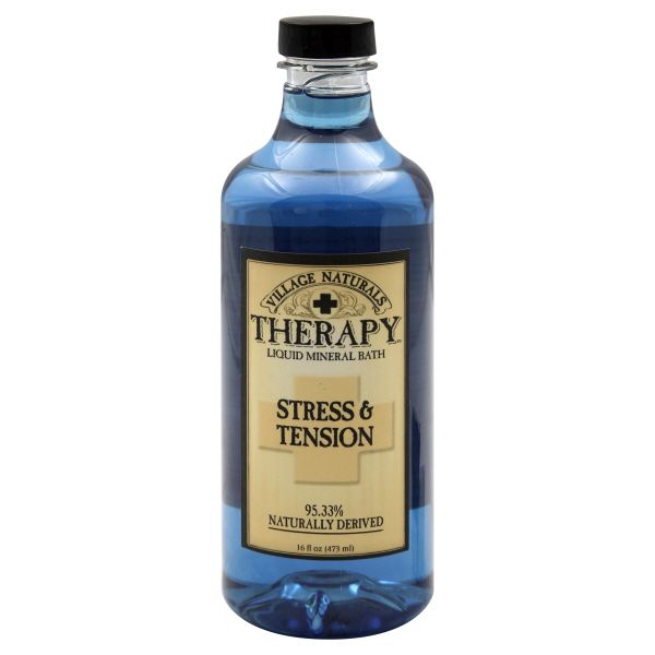 Village Naturals Therapy Liquid Mineral Bath, Stress and Tension, 16 fl oz (473 g) at Kmart.com