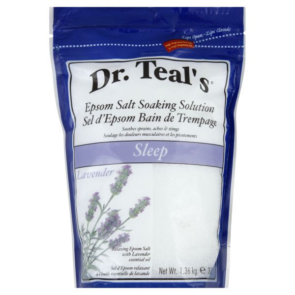 Dr. Teal's Sleep Epsom Salt, Soaking Solution, Lavender, 3 lb (1.36 kg) at Kmart.com