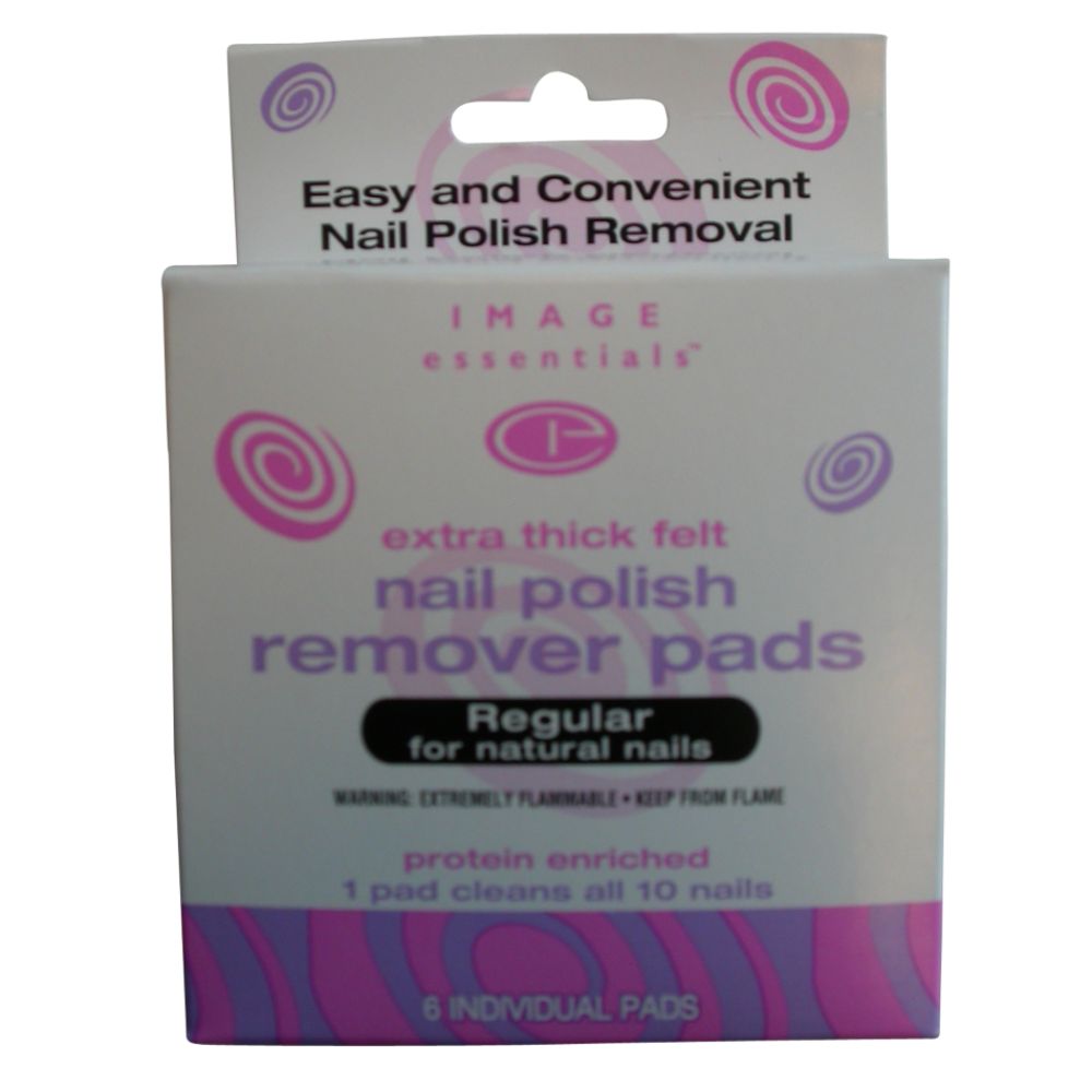 Image Essentials Nail Polish Remover Pads Regular Acetone 6 Count at Kmart.com