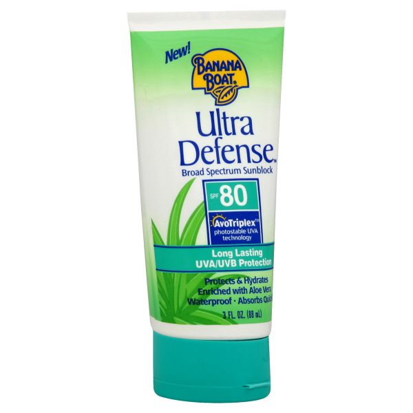Banana Boat Ultra Defense Sunblock, Broad Spectrum, SPF 80, 3 fl oz (88 ml) at Kmart.com