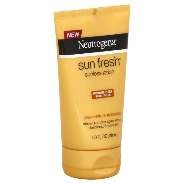 Neutrogena Sun Fresh Sunless Lotion, Medium/Deep Skin Tones, 4 fl oz (118 ml) at Kmart.com