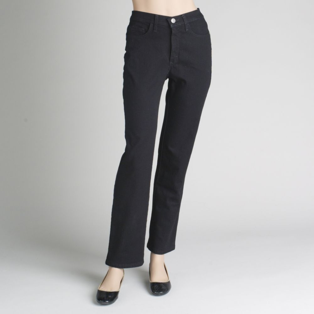 LEE Women's Petite Classic Fit Black Jeans