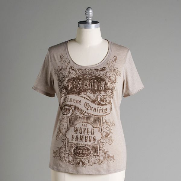 Beverly Drive Women's Plus Print Top