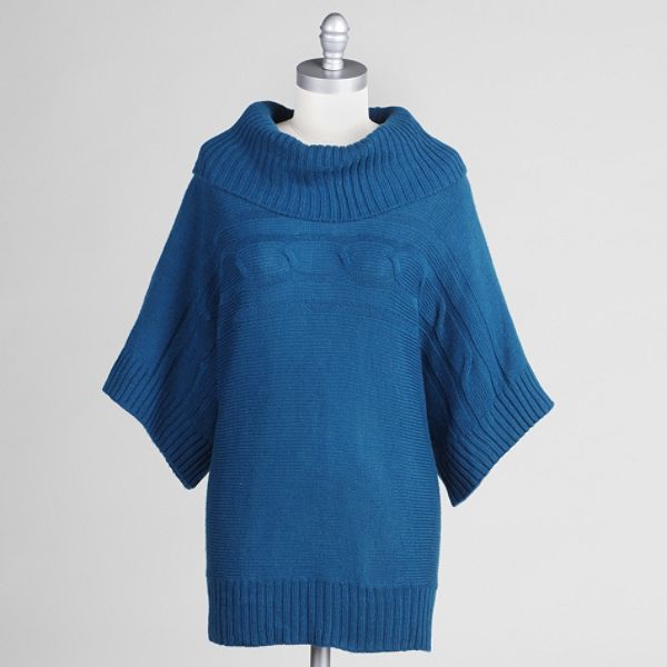 Covington Women's Plus Cowl Neck Short Sleeve