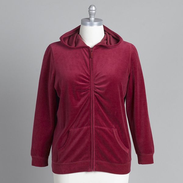 Covington Women's Velour Hoodie - Plus