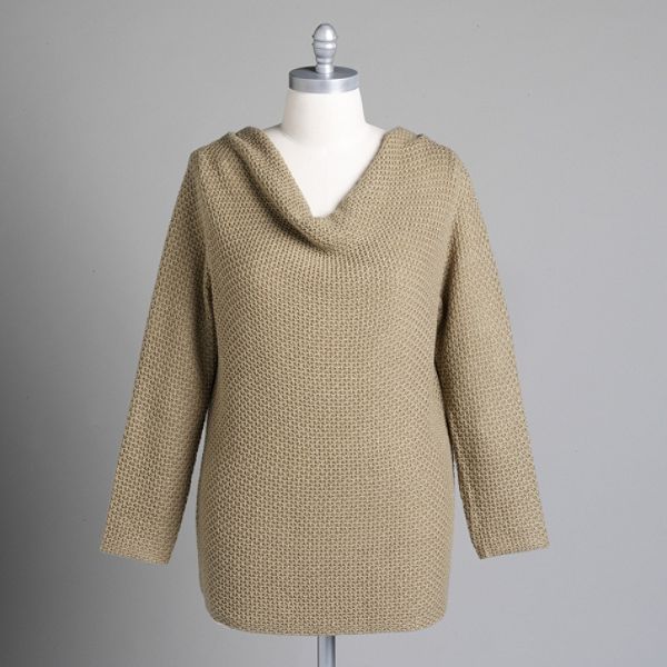 Covington Women's Drapeneck Sweater - Plus