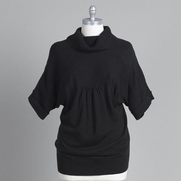 Apostrophe Women's Rib Tunic Sweater - Plus
