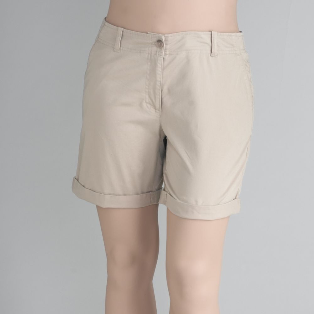 Covington Womens Petite Roll Cuff Shorts