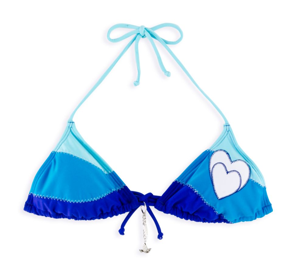 Personal Identity Free Flow Heart Triangle Bra Top