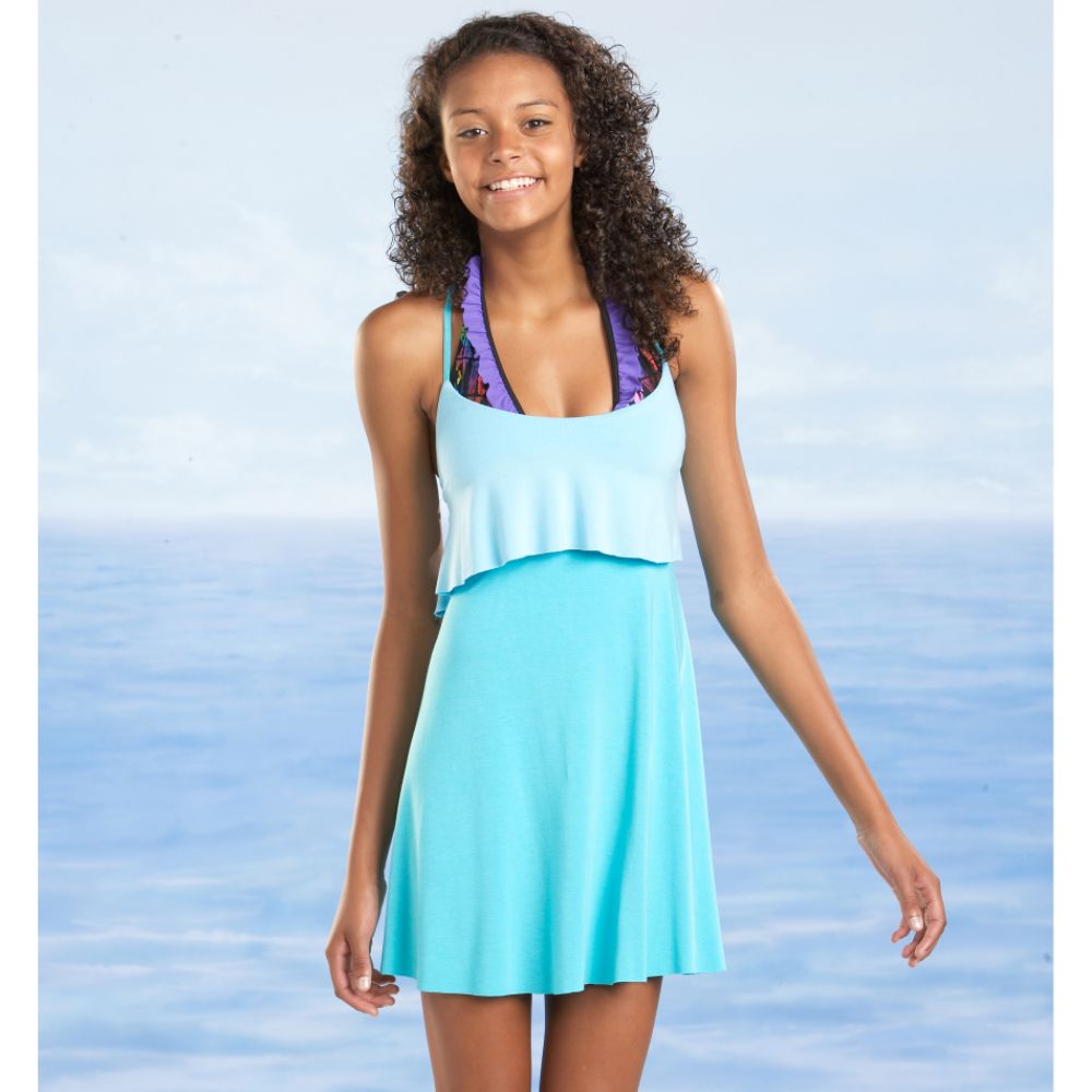 Joe Boxer Sheyla Flounce Cover Up Dress