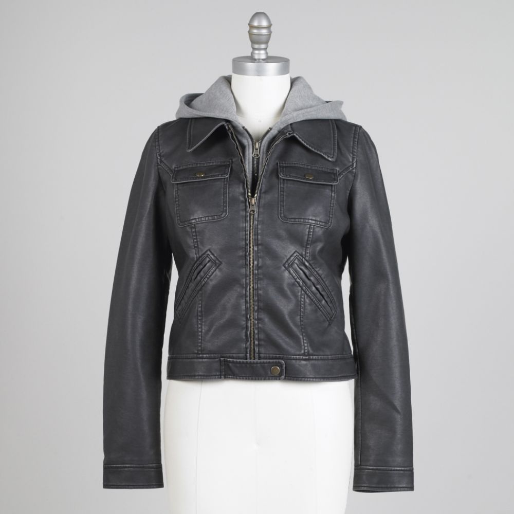 Faux Leather Jackets For Women. Look Faux-Leather Jacket