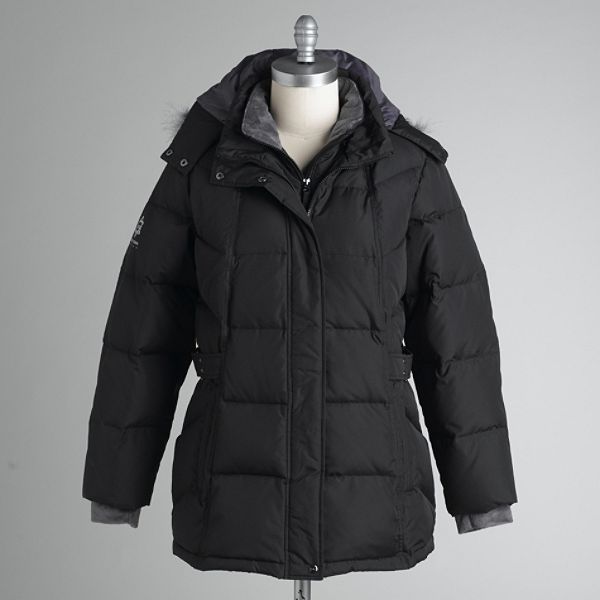 Free Country Women's Plus Hooded Down Jacket