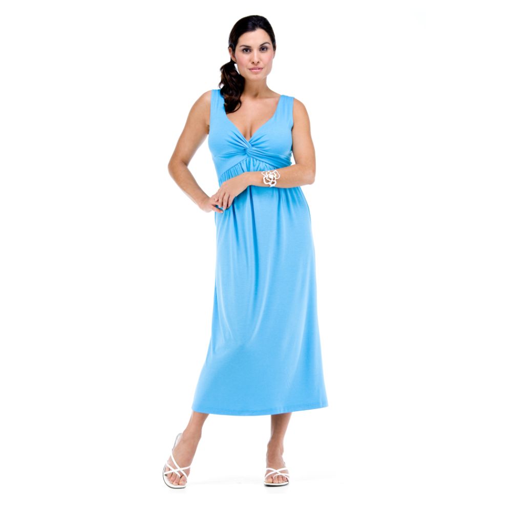 Cover Me USA Jersey Knot Front Maxi