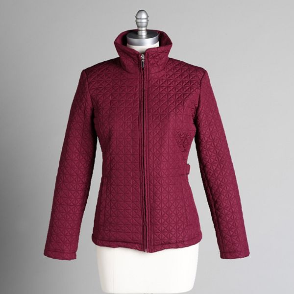 Fleet Street Women's Quilted Nylon Shell Insulated Jacket - Plus