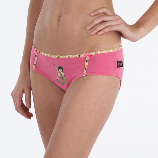 Betty Boop Animal Rhinestone Trim Bikini