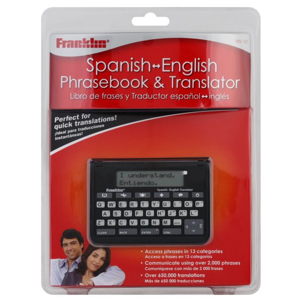 Franklin Electronic Franklin Spanish-English Phrasebook & Translator, 1 each at Kmart.com
