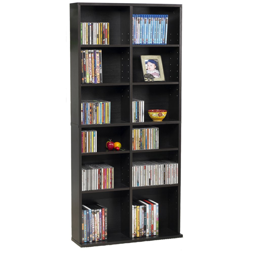 Atlantic Wood Media Cabinet - Espresso