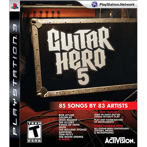 Activision Ps3 Guitar Hero 5 (software Only) Video Game 1229523