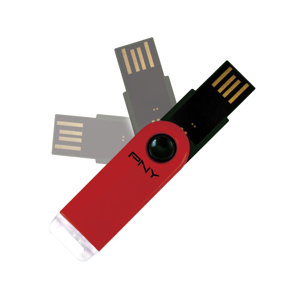 PNY 4GB Micro USB Drive - Red