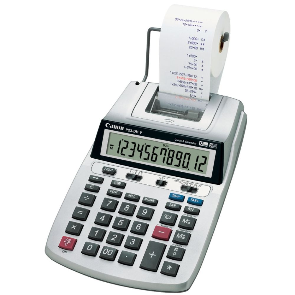 Canon P23-DH V Portable Palm Printing Calculator