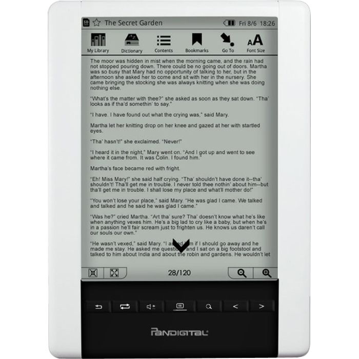 Pandigital Novel 6" Personal eReader- White at Kmart.com