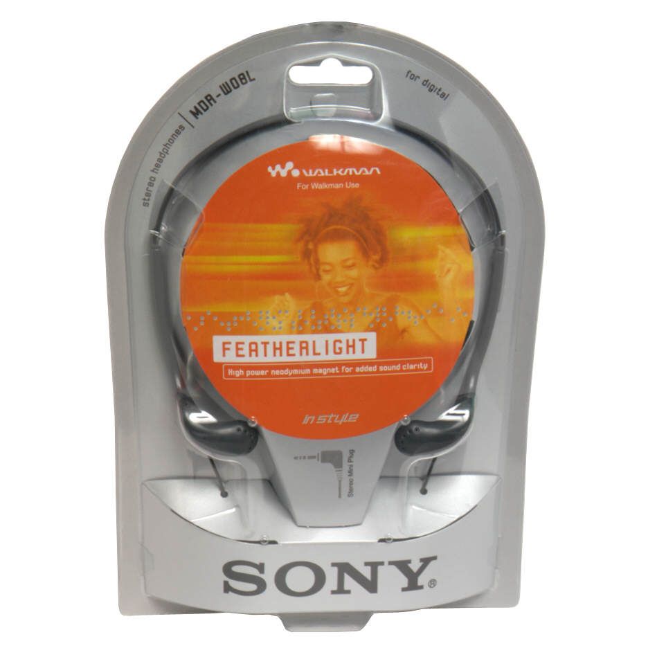 Sony Stereo Headphones for Walkman Use, 1 each