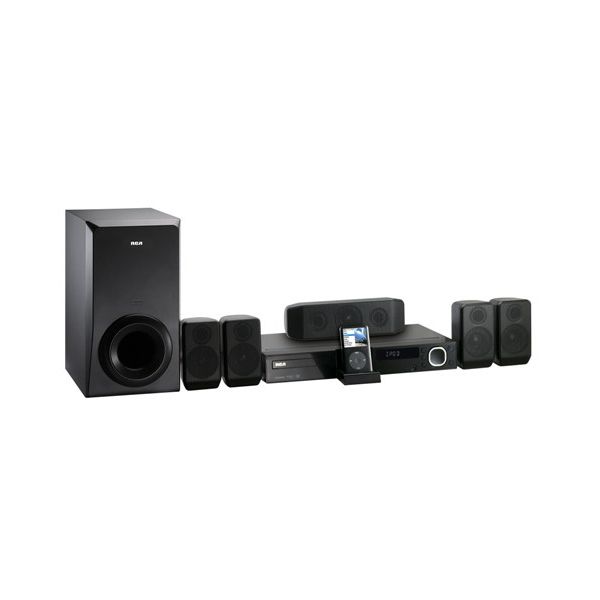 RCA - 5.1 Channel DVD 1080p Upconverting Home Theater System