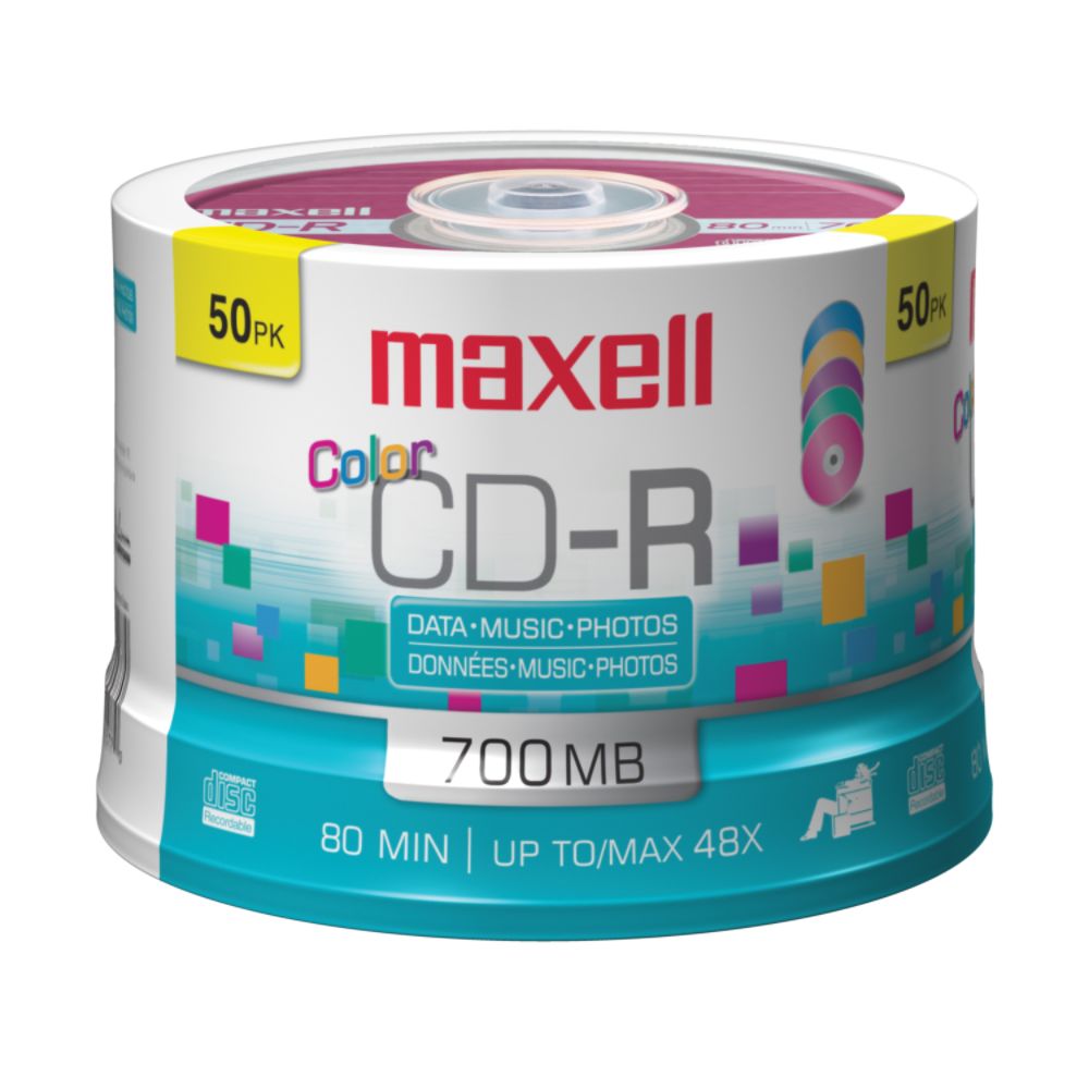 Maxell 50 pk. CD-R Media, Spindle - Color at Kmart.com