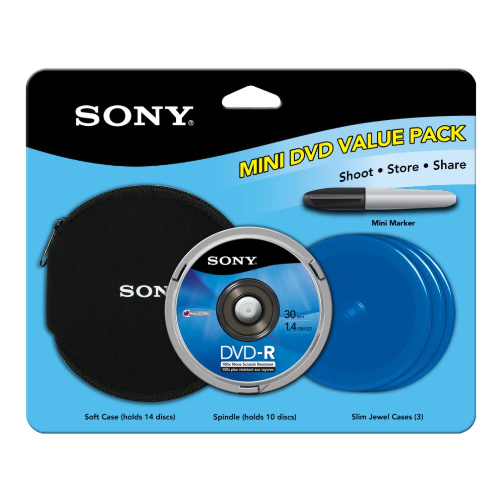 Sony Mini DVD-R, 10 pk. at Kmart.com