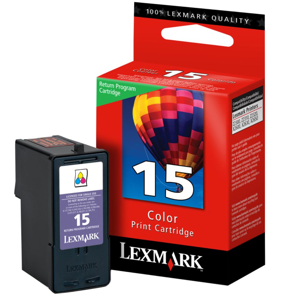 Return Program Inkjet Print Cartridge - #15 Color