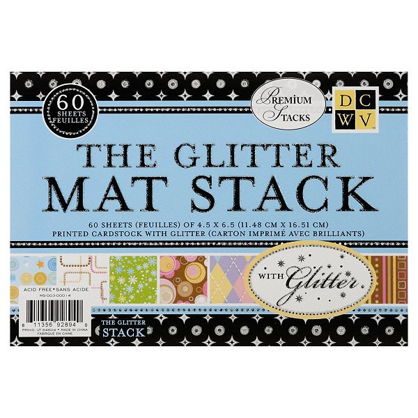 Notions Marketing DIECUTS WITH A VIEW DCWV The Glitter Stack Printed price decreased by 55%