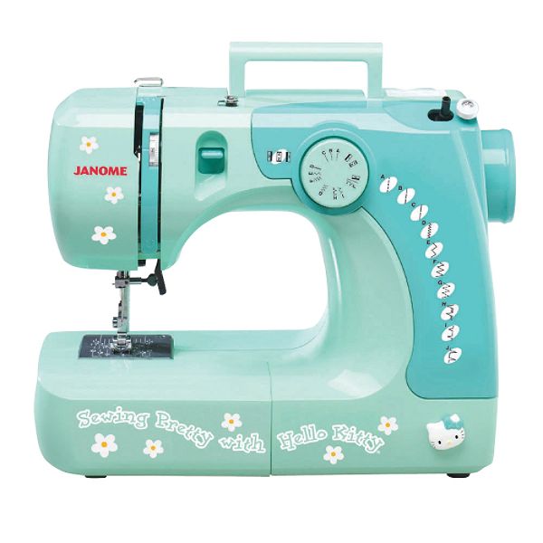 Hello Kitty Three-quarter Size Sewing Machine W/4 Step Buttonhole -