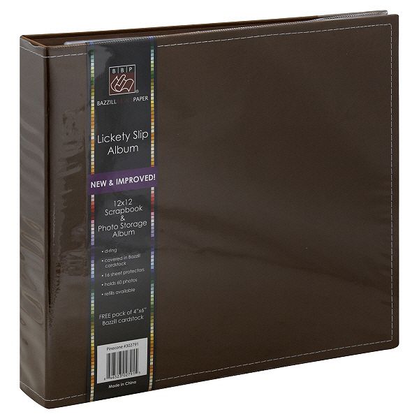Bazzill Bazzill Basics Paper Scrapbook & Photo Storage Album, Lickety