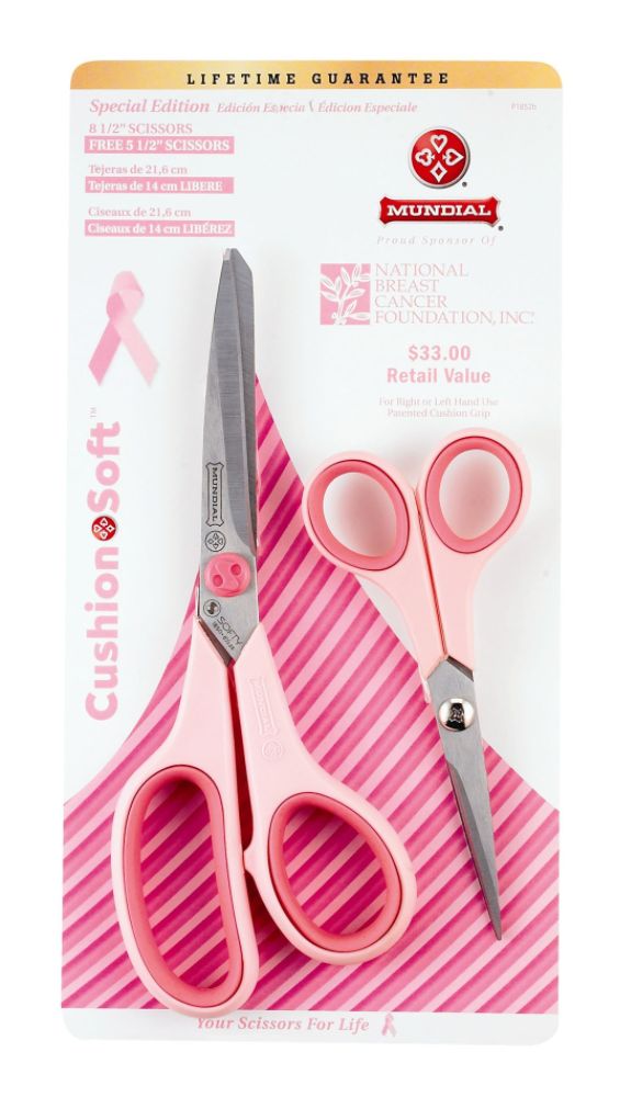 Mundial CushionSoft BOGO Set = 8 1/2" w/Free 5 1/2" Scissor