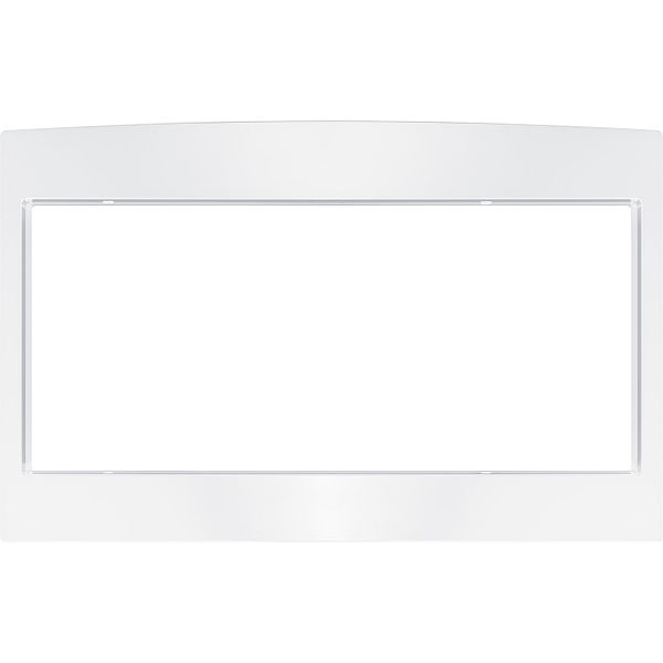 Ge Appliances White Deluxe Trim Kit For Ge Profile And Ge Microwave