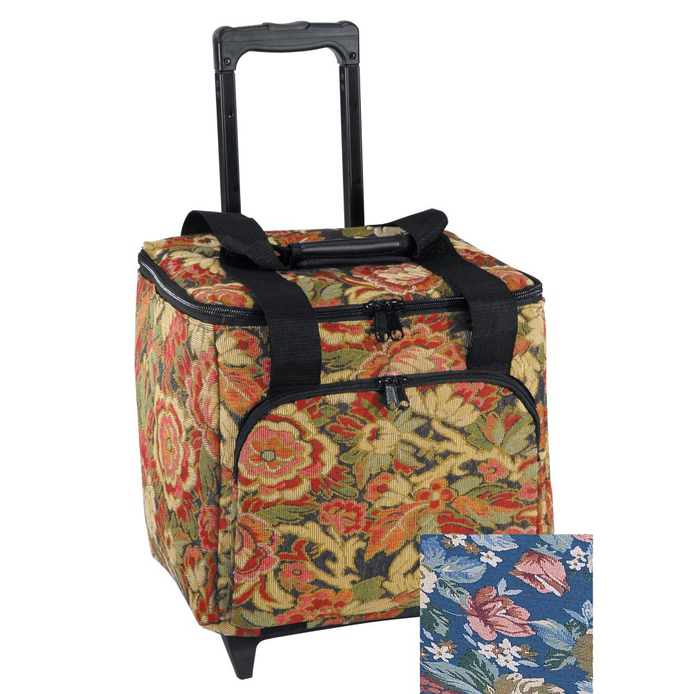 Hemline DeLuxe Serger trolley in blue floral at Kmart.com