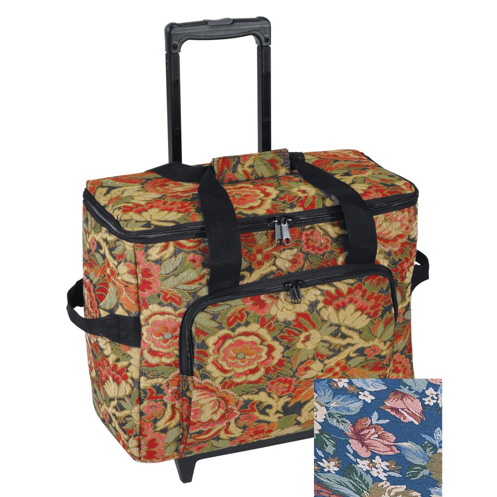 Hemline DeLuxe Sewing Machine Trolley in blue floral at Kmart.com