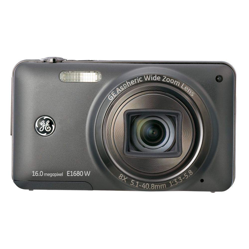GE Power Series E1680W Digital Camera - Gray Metallic