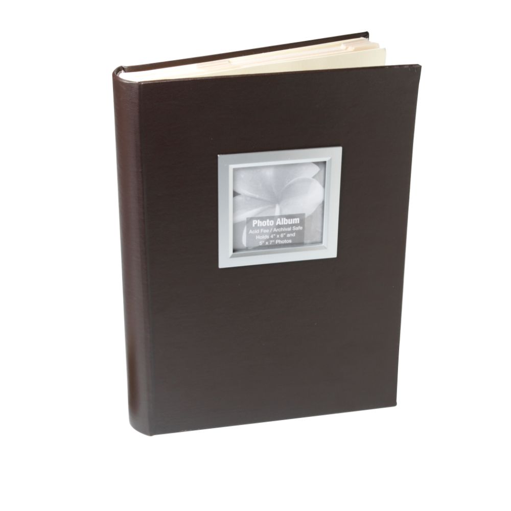 Home Essence Mahogany with Silver Frame Photo Album at Sears.com